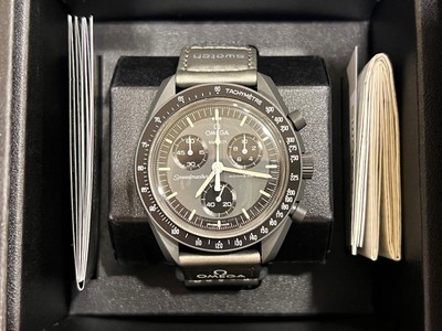 OMEGA X SWATCH Bioceramic Moonswatch Mission To Mercury 42mm Bioceramic Case Â£389.11 - PicClick UK