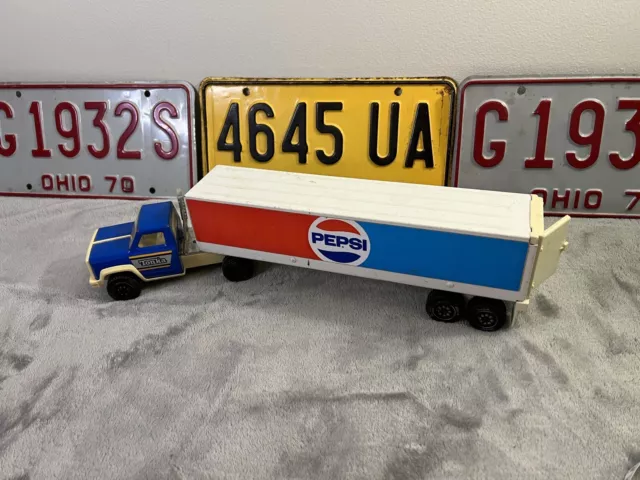 1978 Tonka Pepsi Semi Truck & Trailer. Made In USA. NICE CONDITION.