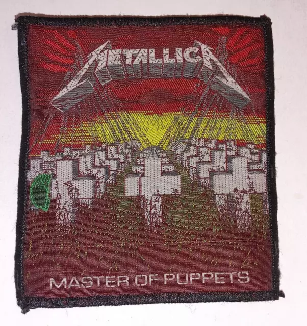 Metallica Master Patch Aufnäher ca. 9x10 cm Nr. 1982  Kutte