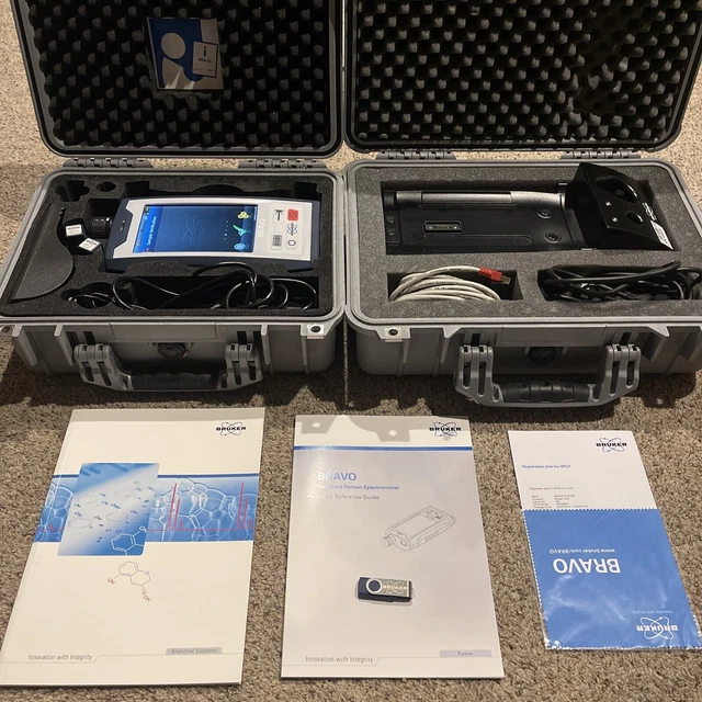 MINT BRUKER BRAVO Handheld Portable Raman Spectrometer Complete W