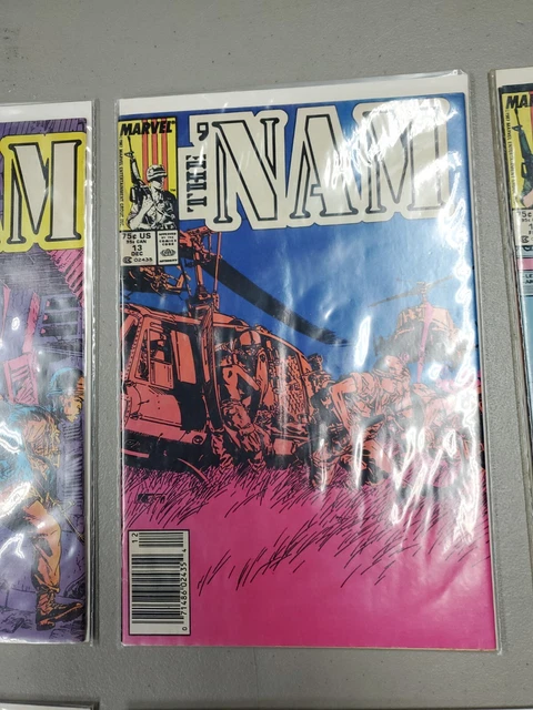 Lot (8) Marvel The "NAM Comic Books 3