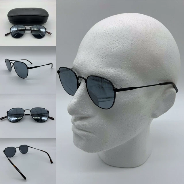 MEN S CERRUTI 1881 Silver Mirror Lens Black Frame Tortoiseshell
