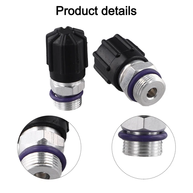 Kit De Joints Et Bouchons De Vanne Pour Climatisation Auto R12/R134a - Joints En Téflon, Pour Dépannage