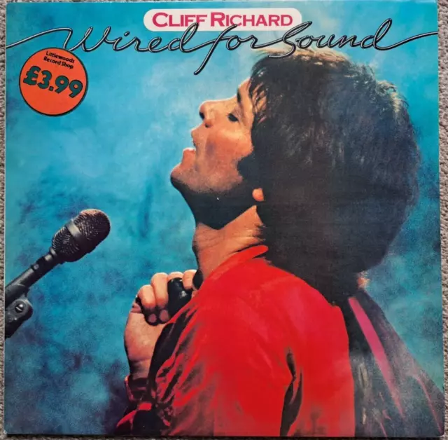 * Cliff Richard - Wired For Sound - 1981 12" Vinyl Album Lp Record = Excellent