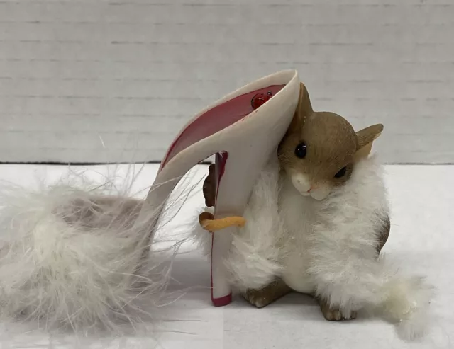 Charming Tails YOU'RE A GLAMOROUS SOLE Fitz & Floyd Mouse Shoe Figurine