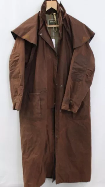 TOGGI KIWI STOCKMAN Wax Jacket Mens Small Brown Outdoor Country