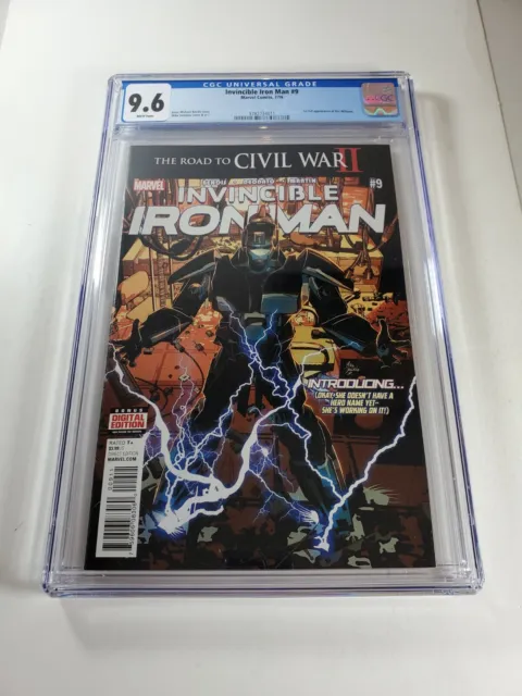 Invincible Iron Man #9 CGC 9.6 1st appearance of Riri William 1st print!
