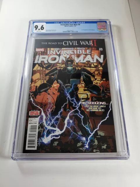 Invincible Iron Man #9 CGC 9.6 1st appearance of Riri William 1st print!