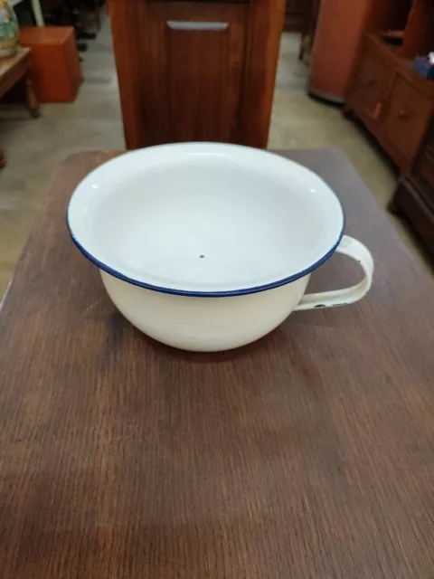 Vaso Da Notte Smaltato Vintage