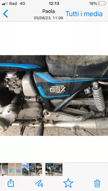 moto epoca Suzuki gsx 1100 oohc 16 valves