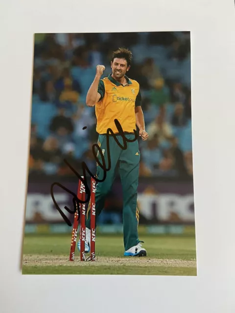 David Wiese - South Africa Cricket Signed 6X4 Photo