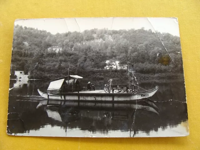 (FG.RR134) VARALLO POMBIA - TRAGHETTO SUL TICINO animata (ed.Piaconi) CON PIEGHE