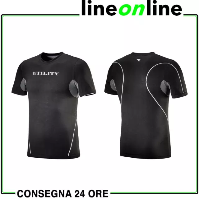 Maglia termica Diadora Utility TOP SOUL SS elasticizzata e traspirante unisex