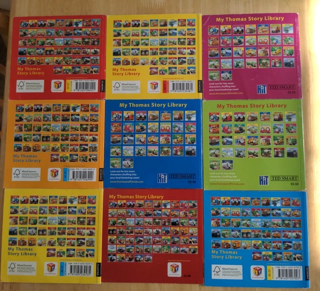 THOMAS THE TANK Engine & Friends Book Bundle of 9 books £7.99 - PicClick UK