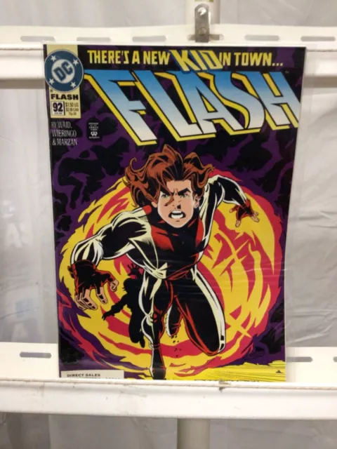 DC Comics Flash #92 FN 1st Full Appearance Of Impulse 1994