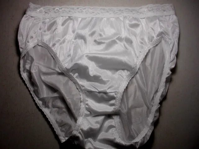 1/5 Pack Lot Vintage Women Satin Panties Lace French Undies Underwear Sexy  Brief