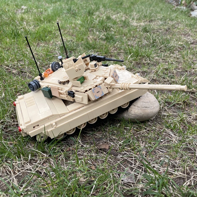 M1 ABRAMS MAIN Battle Tank Army Military M1A2 Abram USA MOC building ...