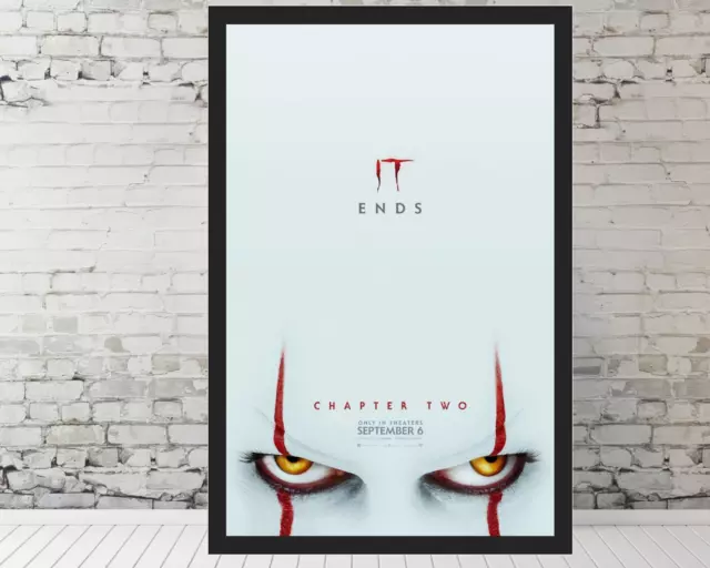 It Chapter 2 movie poster Stephen King (2019) Horror Poster 11x17" Framed Poster