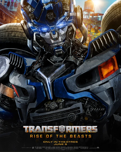 TRANSFORMERS 2023 RISE Of The Beasts Movie Poster New Film Art Print