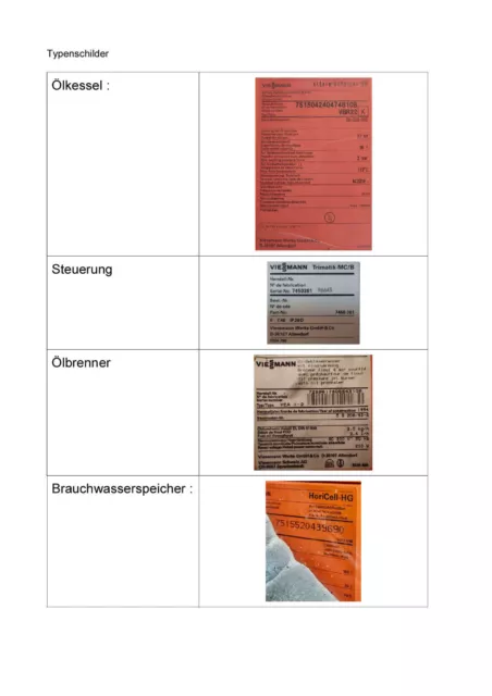 Öl-Heizung: Viessmann vitola biferral, komplett, Trimatik MC/B, ohne Pumpen