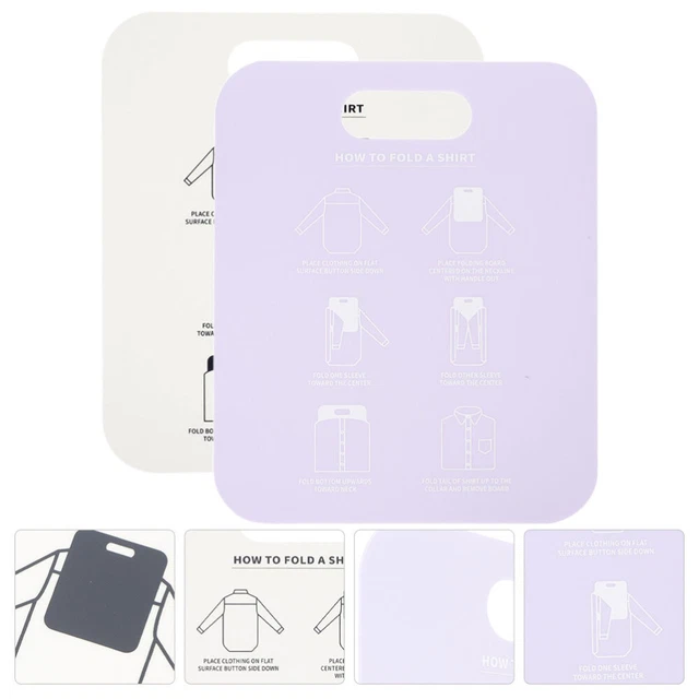 2 pz Abbigliamento Archiviazione Organizer Camicia Cartella T-shirt Cartella Abbigliamento Viaggio Casa