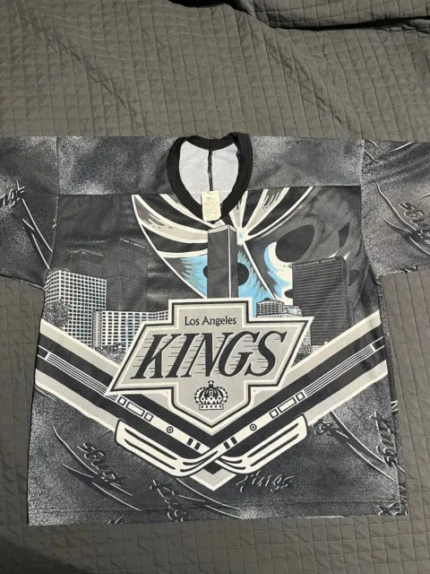 Vintage LA Kings AOP Jersey. Size XL. 3/4 Sleeves.