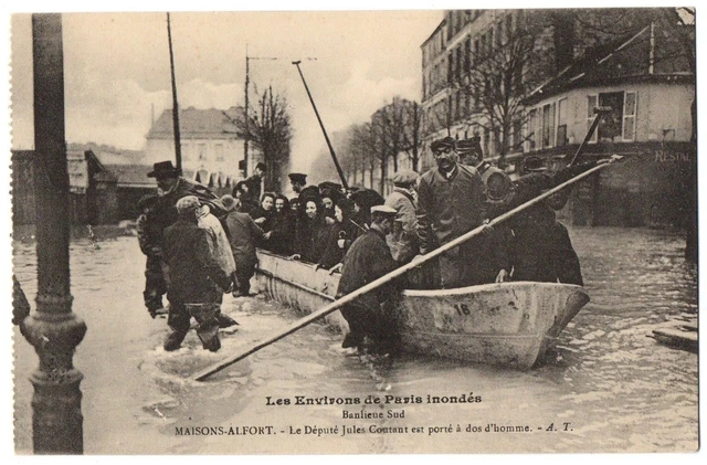 CPA 94 - HOUSES ALFORT (Val de Marne) - The deputy Jules Coutant is worn on his back