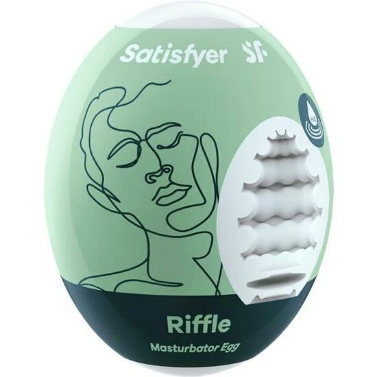 Satisfyer Masturbador Egg Single Riffle