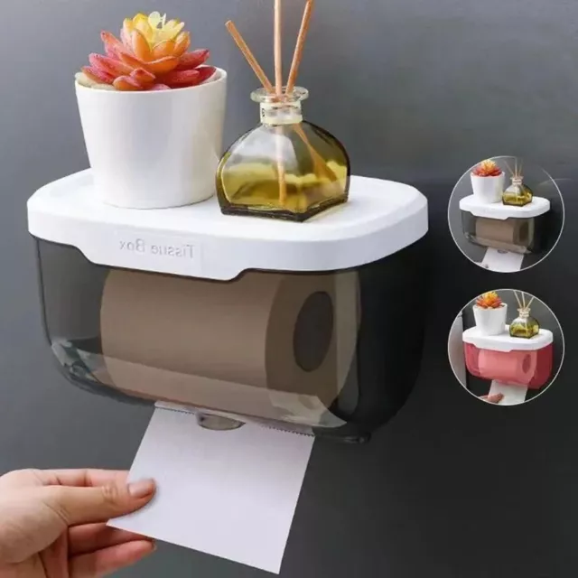 Roll Paper Stand Toilet Paper Holder Sanitary Napkin Box Storage Utensils