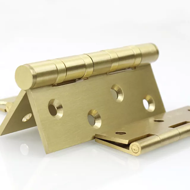 Quality Solid Brass Fix Pin Butt Hinge, Decorative Box Furniture Doors Hinges 3