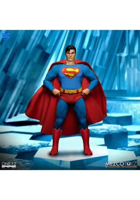 Mezco Superman One:12 DC Comics Man of Steel Detailed Plastic Action Figure Manu