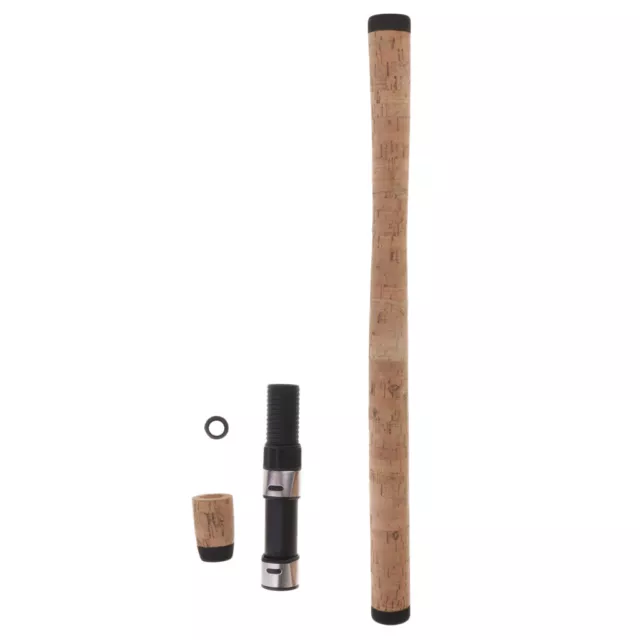 Fishing Rod Cork Handle DIY Long Straight Handle with Reel Seat Rod Building