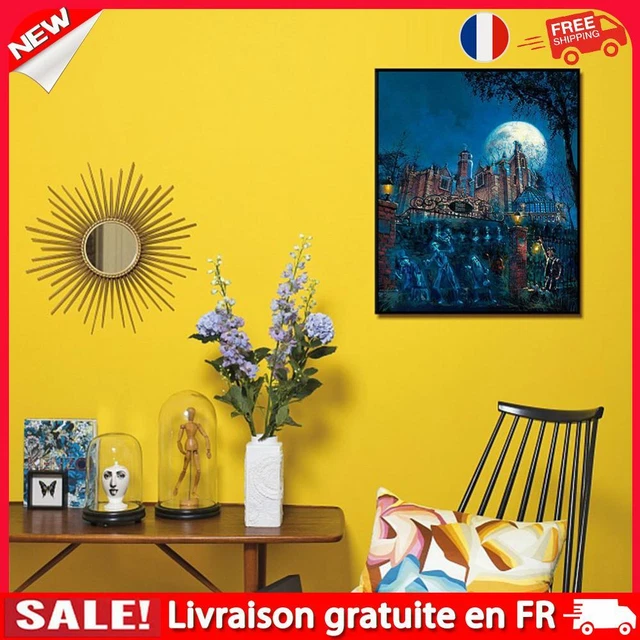 Peinture Diamant 5D Lotus Vitrail BIOSA - Kit Complet Bricolage 40x60 Cm