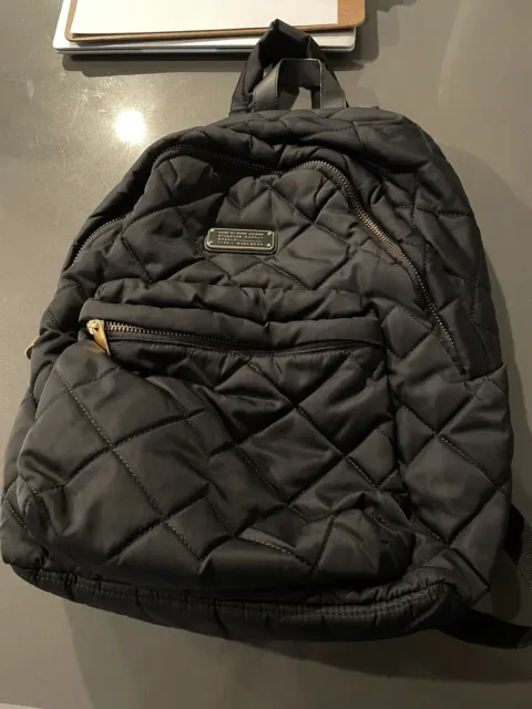 Marc By Marc Jacobs Quilted Nylon Backpack Black