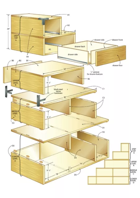 DIY Carpentry Wood-work Business PDFS 8.5gb 2 Dvd 10000 Plans Blue-prints Guides 2