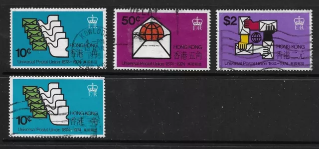 Hong Kong 1974 UPU set used