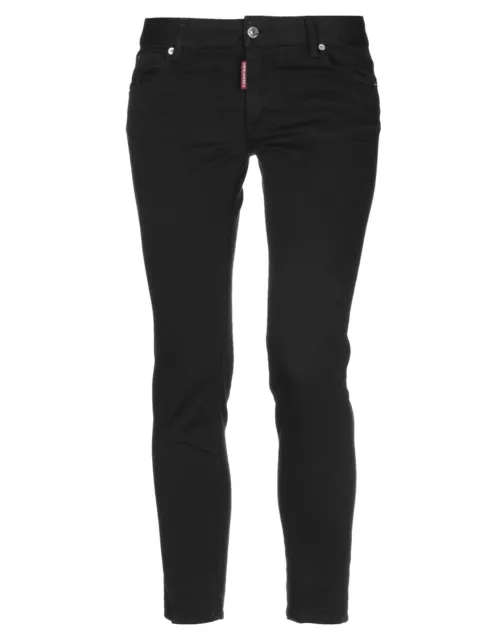 DSQUARED2 Black Cotton Denim pants RRP £339 size IT 40/S; IT 42/M