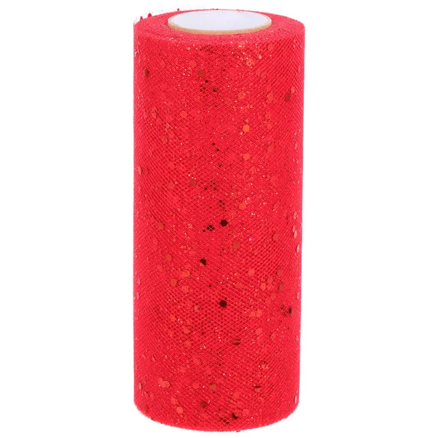 1 rollo falda fiesta decoración boda brillo tul tela para decoración