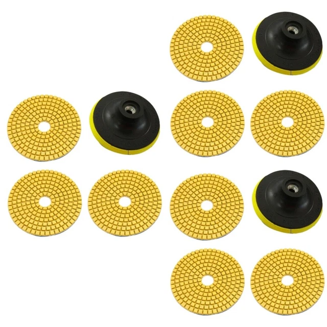 9 Pcs Diamond Polishing Pad Concrete Polishing Pads Granite Water Mill