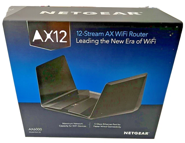 Netgear NightHawk AX12 12-Stream Dual-Band WiFi 6 Router AX6000