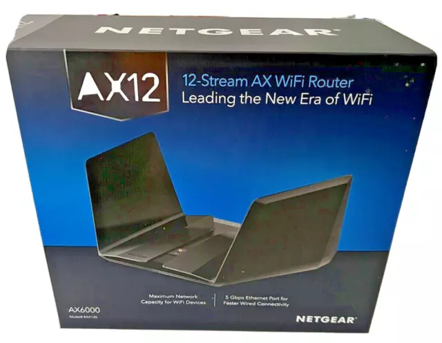 Netgear NightHawk AX12 12-Stream router WiFi 6 dual-band AX6000