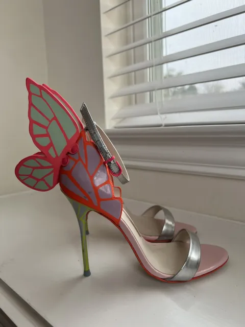 Sophia Webster Women's Chiara Butterfly  Multicolor  Heels Sandals 35