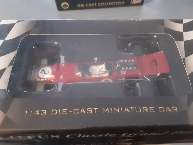 Modèle Réduit LOTUS 49 B N°2 GP Belgique 1968 – Échelle 1:43, Marque QUARTZO, Avec Boîte