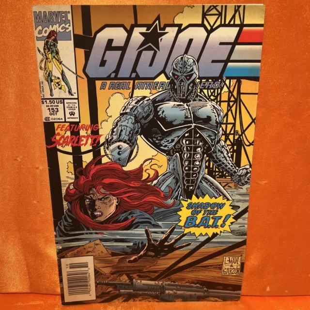 G.I. JOE A REAL AMERICAN HERO #153 1994 MARVEL Newsstand GI - Low Print Run -