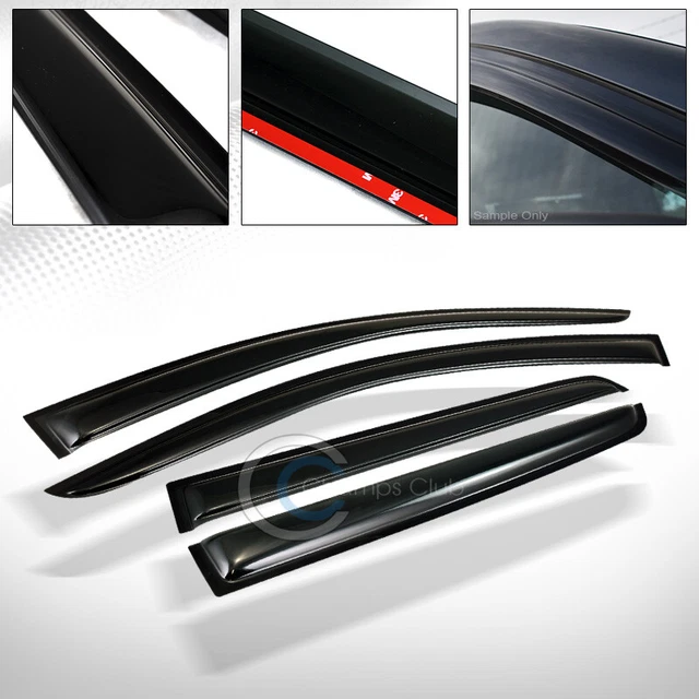 Fit 08/09-20 Journey Sun/Rain/Wind Guard Smoke Shade Vent Deflector Window Visor