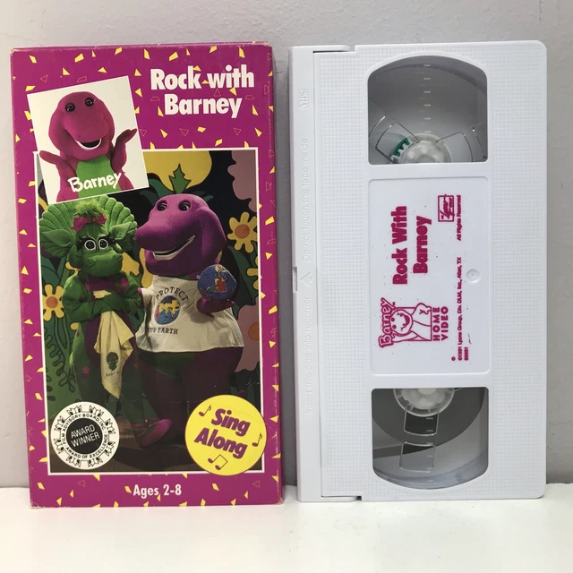 BARNEY & FRIENDS Rock With Barney VHS Video Tape VTG Sing Along Songs ...