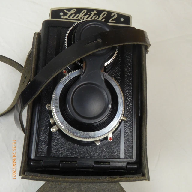 appareil photo vintage Keystone 725EFL avec étui