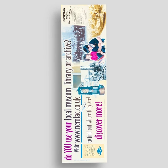 Nemlac & Worktrain Collectible PROMOTIONAL BOOKMARK