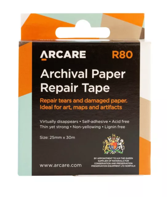 PAPER REPAIR TAPE for book, paper & documents 29m ROLL!