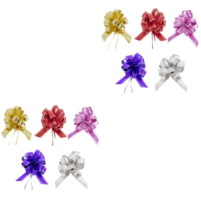 10 piezas cinta envolvente arco cinta de Navidad para embalaje de regalo